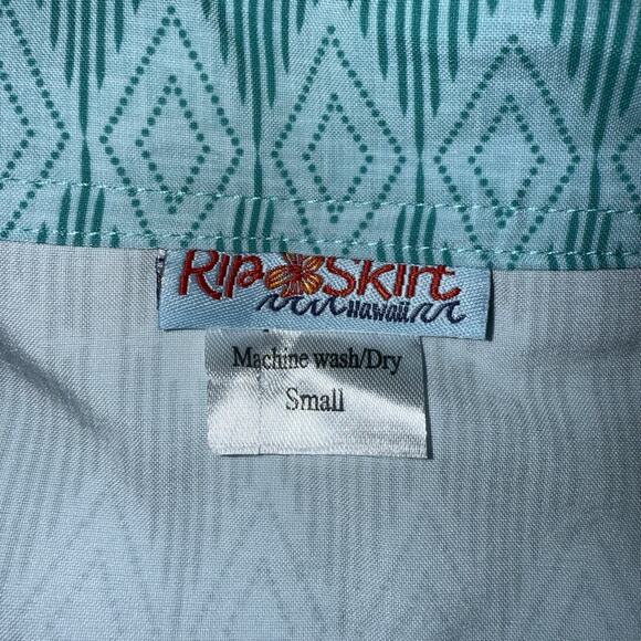 Rip Skirt Hawaii Women’s Wrap Skirt Swim Coverup Blue Size Small - Picture 4 of 5